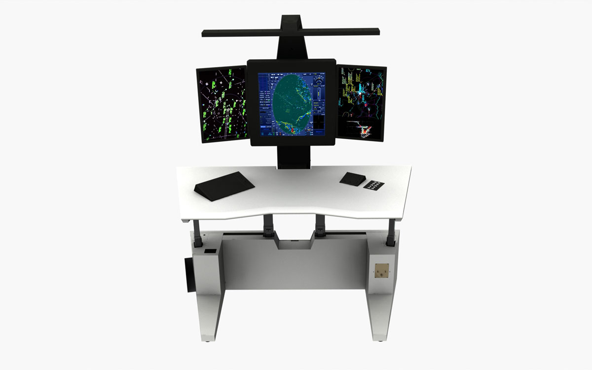 民航航空專(zhuān)用調度臺效果圖